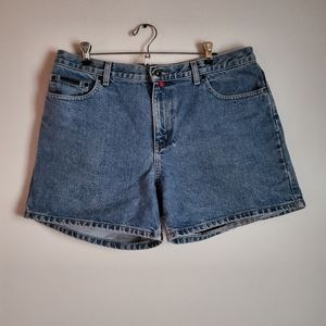 DKNY VINTAGE/ denim high rise mom shorts 14